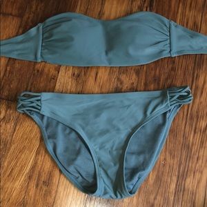 Army Green Bikini Top and Bottom